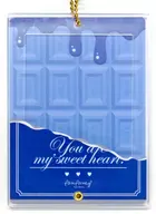 Blue "fanfancy + POP UP STORE -My Romantic Gift - Photo Card Acrylic Frame Chocolate"