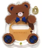 Blue metal badge Acrylic Frame Sweet Hug Bear Round "fanfancy + POP UP STORE -My Romantic Gift -"