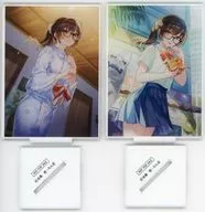 [A la Carte] Cotton Young Tied Flower Acrylic Stand 2-Piece Set "Light Novel [Good News] My Fiancee Little Girl, Only Cute at Home. 4 FANTASIA Special Pack ~ School Trip Set ~" Special Gift Included