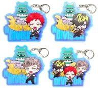 All 4 types set "Hypnosis Mic -Division Rap Battle - Nagoya Division ×RAYARD Hisaya - Dori Park Trading Holoacrylic Key Holder"