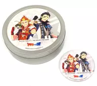 [A la Carte] Kamihaya Ikkon Can Case & metal badge Set "idol Master SideM×the Tea House Original Collaboration Tea" Special Gift Included