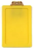 Yellow "Character Fuku KUJI ONLINE apicolle Bear Hard Card Case Cover" H Prize