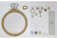 White fanfancy + Engage Ring Acrylic Frame M Size