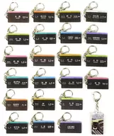 All 23 kinds set "Hiroshima Rapid Transit Hiro Shimashin Kotsu Chiba Monorail Line 1 (Astram Line) station name key holder" limited to vending machine