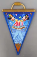 Mickey & minnie (Blue) Dream Garland "40th Anniversary of Tokyo Disney Resort" Dream Go Round "Tokyo Disney Resort only