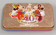 Mickey & minnie Can Case (Candy) "40th Anniversary of Tokyo Disney Resort" Dream Go Round "Tokyo Disney Resort only