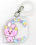COOKY(ジョングク) アクリルマーカーチャームコレクション(フラワーアート) 「BT21」 ファミリーマート限定