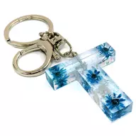 Trignal Flower Initial Key Holder "Kiramune Flower Garden"