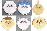 6-Type Set Round Pouch "Chiikawa Market Chiikawa KUJI Chiikawa Chewy and Fluffy Collection" D Prize