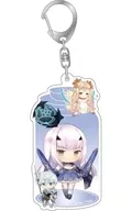 "Fate/Grand Order" Acrylic Key Holder for Lancer / Merusine Kyaratoria