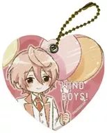 見戸 Hibiki "Wind Boys! Character Leather Charm 03. White Day Ver. Graph Art Illustration C"