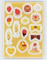 Yellow Acrylic Parts Set "Character Fuku KUJI ONLINE apicolle #My Favorite Strawberry" D-6 Prize