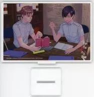 [A la Carte] Illustration by Shoji Arai & Shuichi Sakaue, Grated Illustration Acrylic Stand "Switch Soft apathy Narugami Gakuen Seven Mysteries Stella Set" Special gift included