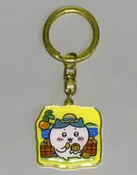 Hachi-ware (mandarin orange) Die-cut key holder "Chi-kawa, something small and cute" limited to Ehime.