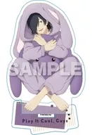 Motoharu Igarashi Mimi soup Pajamas Acrylic Stand "Cool Earth Men"