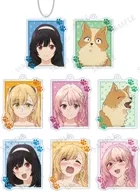 8-type set "When I became a dog, I was picked up by someone I liked. Trading Acrylic Key Holder"