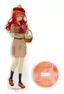 Satsuki Nakano illustration safari look ver. BIG acrylic stand "Eiga The Quintessential Quintuplets x Tobu-dobutsu-koen"