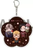06. Hanagaki Budō & Inui Seiso & Kuiichi Mini Character Illustrated Decacrylic key holder "Tokyo Revengers"