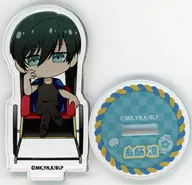 Rin Itoshi "Blue Rock Kanda Matsuri Support Campaign Pop-up Store Trading Chibi Character Acrylic Stand"