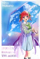 A3 Clear Poster Nakano Nino "Kyarato KUJI Eiga The Quintessential Quintuplets ～ after the rain ～" L Prize