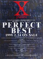 [Damaged Item] B2 Sales Promotion Poster X Japan "CD PERFECT BEST"