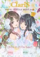 B2 original announcement poster ClariS "CD ClariS ~ SINGLE BEST 2nd ~" support store Purchase benefits