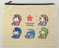 Takatada Takatada × Mysterious escape from Mars flat pouch "Takatada presents Summer Camique in Animate"