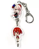 FreyMENOW & Tsubame 2 Acrylic Key Holder "Atelier 25th Anniversary Gust Premium Live KUJI" Hall Limited H Prize