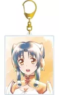 A Tui Ani-Art aqua label BIG acrylic key holder "Utawarerumono: Itsuwari-no Kamen Two White Emperors"