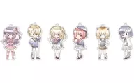 Conjunto de 6 tipos "Oshinoko Retro acrílico Key Holder"