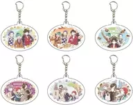 6-type set "Hypnosis Mic -Division Rap Battle - Acrylic Key Holder 37. Graphic Art Illustration"