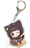 Komekko Mini Character Acrylic Key Holder "Bring 爆焔 to this wonderful world!"