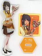 れーかちゃん(花束/上向き) アクリルスタンドセット 「艦隊これくしょん～艦これ～ カレー機関 24th Sequence 10th記念特別 前段作戦」 対象メニュー注文特典