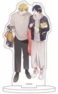 02. Kei SAEKI & Yunoki TACHIBANA (drawing illustration) Character acrylic figure "The rumored Saeki wants to fall in love with him"