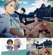 Set A4 Clear File / 2 Postcards Set "YURI!!! ON ICE x Saga Karatsu City Saga! on ICE"