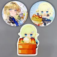 Aizawa Emma metal badge & Sticker Set "Virtual YouTuber Buisupo! Aizawa Emma Birthday Memorial 2023"