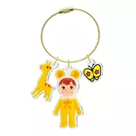 Charmi-chan (Kiiro) + 5-type animal giraffe "Charmi-chan Acrylic Charm"