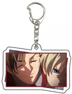 クリス＆レオ 「HIGH CARD アクリルキーホルダー 01.場面写イラスト」