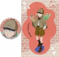 Shigeo Kageyama (vertical) metal badge + postcard set "KUJI Mate Mob Psycho 100 III Detective Ver." E-1 Prize