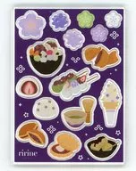 Purple Wagashi Parts Set "Character Fuku KUJI ONLINE apicolle #My Favorite Wagashi" D-2 Prize