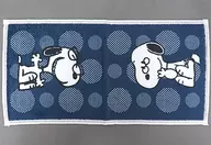 Snoopy (navy / glasses) glasses cleaner towel "PEANUTS (SNOOPY)"