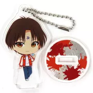 Koemma (Skajan) "YuYu HAKUSHO GiGo Collaboration Cafe Stand with Deformed Acrylic Key Holder"