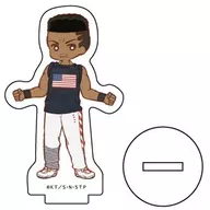 マックスウェル 「新テニスの王子様 U-17 WORLD CUP POP UP CORNER in TSUTAYA アクリルぷちスタンド アメリカ代表(レトロアート)」