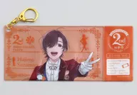 Hajime Suzumiya 2nd Anniversary Party ticket style charm "Opera -aoppella? - 2nd Anniversary Party"