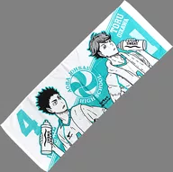 Toru Oikawa & Iwaizumi Ichi face towel "Haikyu!"