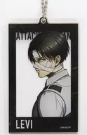 Levi Ackerman Acrílico Big Tag BYT Ilustração "Shingeki no Kyojin The Final Temporada POP UP exposição" Jisounds "em baseyard"