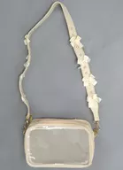 Ivory Many Ribbon Quilted Shoulder Bag