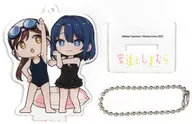 [A la Carte] Adatezakura & Shimamura Hougetsu with a pedestal drawing acrylic key holder "Comics Adate-Shimamura Vol. 5 Gamers Limited Edition" Bonus included with this item