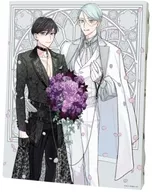 01. Nanbon & Ran Illustration Canvas Art Kachi COMI 5th anniversary fair "Doctor Boku Wa Koinaru Dog ~ Dom. Sub Universe ~"