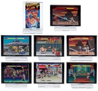 全8種セット 「ストリートファイターII ゲーム情景アクリルスタンド」